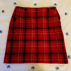 Talbots Flannel Skirt
